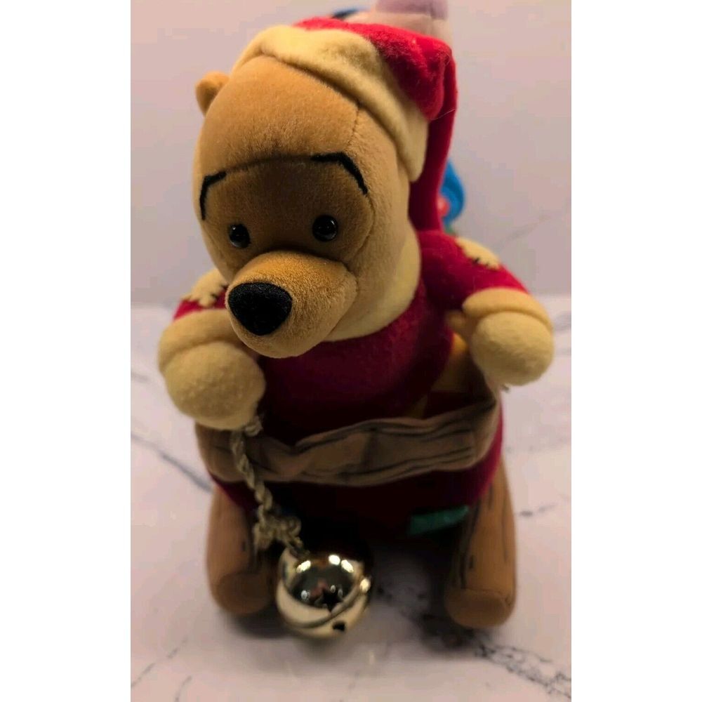 Disney Musical Plush Sleigh Winnie The Pooh Tigger Eeyore Theme Park Exclusive‎ - Picture 5 of 8